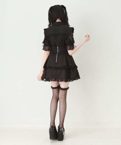 DearMyLove(ディアマイラブ)の「レースフリルハートビジューブラウス(シャツ/ブラウス・レディース・ブラック/ピンク/ホワイト・3L/LARGE/MEDIUM)」の17枚目の写真