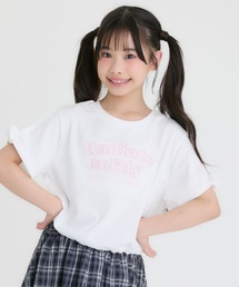 PINK-latte | 【接触冷感】袖あきリボン半袖Tシャツ(Tシャツ/カットソー)