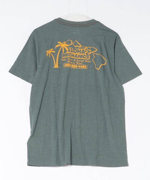 RVCA(ルーカ)の「RVCA メンズ ALOHA MECHANICS SS Tシャツ 【2026年夏モデル】(Tシャツ/カットソー・メンズ・ブルー系その他/ブラック系その他・SMALL/MEDIUM/LARGE/X-LARGE)」の3枚目の写真
