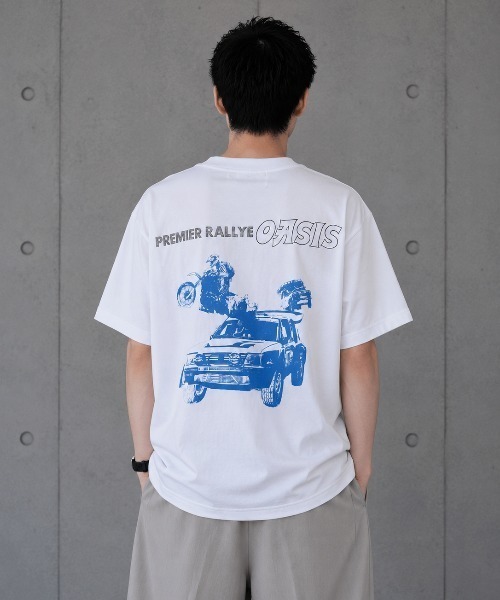 Work of Art Kendai(ワークオブアートケンダイ)の「【 Work of Art Kendai / ワークオブアート ケンダイ 】RALLY TEE(Tシャツ/カットソー・メンズ・ホワイト・M/L/XL)」の6枚目の写真