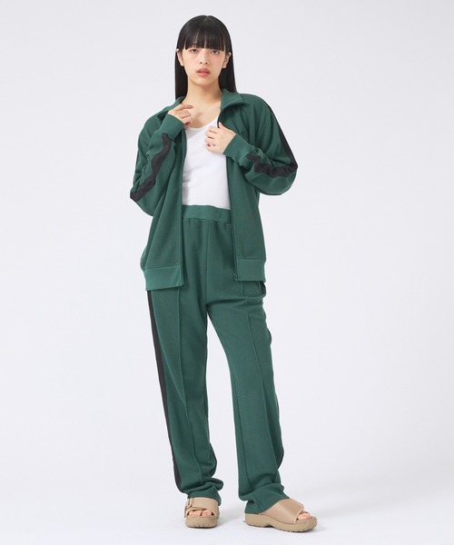 JEMORGAN(ジェーイーモーガン)の「【JEMORGAN / ジェーイーモーガン】Waffle Track JK / ワッフルトラックジャケット(JQ835-12S)(ジャージ・メンズ・グリーン/ブラック/ネイビー・L/XL/M)」の10枚目の写真