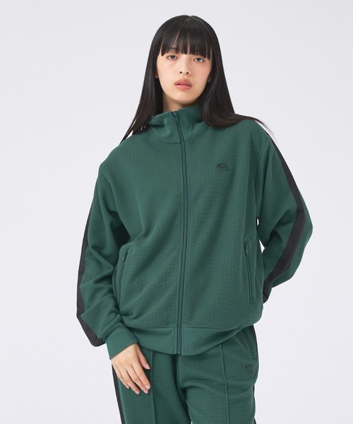 JEMORGAN(ジェーイーモーガン)の「【JEMORGAN / ジェーイーモーガン】Waffle Track JK / ワッフルトラックジャケット(JQ835-12S)(ジャージ・メンズ・グリーン/ブラック/ネイビー・L/XL/M)」の4枚目の写真
