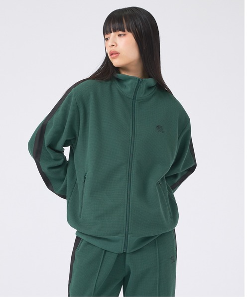 JEMORGAN(ジェーイーモーガン)の「【JEMORGAN / ジェーイーモーガン】Waffle Track JK / ワッフルトラックジャケット(JQ835-12S)(ジャージ・メンズ・グリーン/ブラック/ネイビー・L/XL/M)」の5枚目の写真