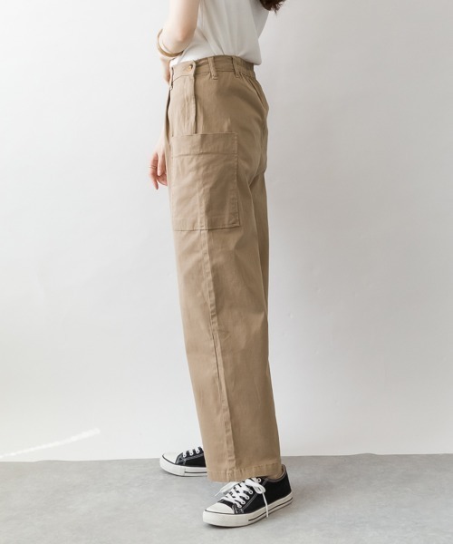 RCD（アールシーディー）の「サイドビックポケットサロペットパンツ（サロペット/オーバーオール・レディース・ベージュ/カーキ/ブラック・L/M/LL）」の16枚目の写真