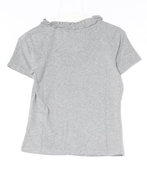 HOOK(フック)の「HOOK for girls ドットリボンプリント × フリルネック ガーリーT (SS)(Tシャツ/カットソー・レディース・ホワイト/グレー/ピンク・FREE)」の15枚目の写真