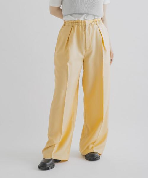 THE GOODLAND MARKET(ザグッドランドマーケット)の「cwtch EASY SLACKS(その他パンツ・レディース・ダークグレー/イエロー/ライトグレー・1/2)」の19枚目の写真
