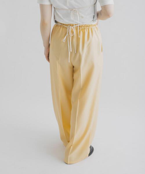 THE GOODLAND MARKET(ザグッドランドマーケット)の「cwtch EASY SLACKS(その他パンツ・レディース・ダークグレー/イエロー/ライトグレー・1/2)」の21枚目の写真