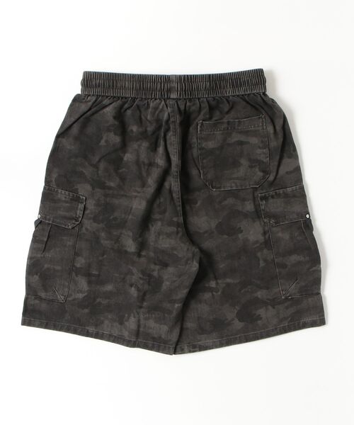 Beno(ビーノ)の「迷彩 カモ柄 ワイドカーゴショートパンツ / カモフラ ミリタリー ハーフパンツ メンズ Camo Wide Cargo Shorts(その他パンツ・メンズ・ベージュ/グレー/ブラック・MEDIUM/X-LARGE/LARGE)」の18枚目の写真