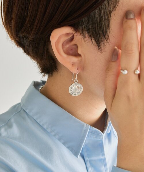 ear PAPILLONNER(イアパピヨネ)の「《スターリングシルバー使用》ダブルフェイスピアス(ピアス(両耳用)・レディース・シルバー系その他4・FREE)」の11枚目の写真