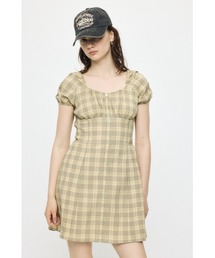 セール】GATHER RIBBON MINI ドレス（ワンピース）｜MOUSSY（マウジー