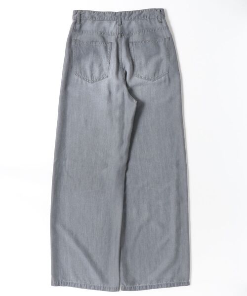 DOUBLE STANDARD CLOTHING(ダブルスタンダードクロージング)の「テンセルワイドデニムパンツ(デニムパンツ・レディース・グレー・36/38)」の2枚目の写真