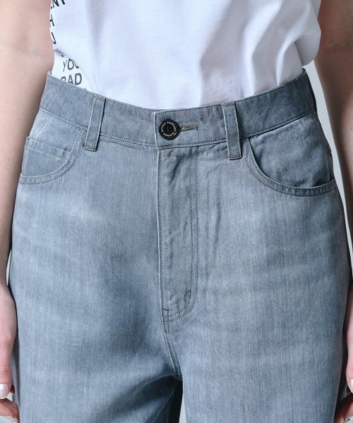 DOUBLE STANDARD CLOTHING(ダブルスタンダードクロージング)の「テンセルワイドデニムパンツ(デニムパンツ・レディース・グレー・36/38)」の15枚目の写真