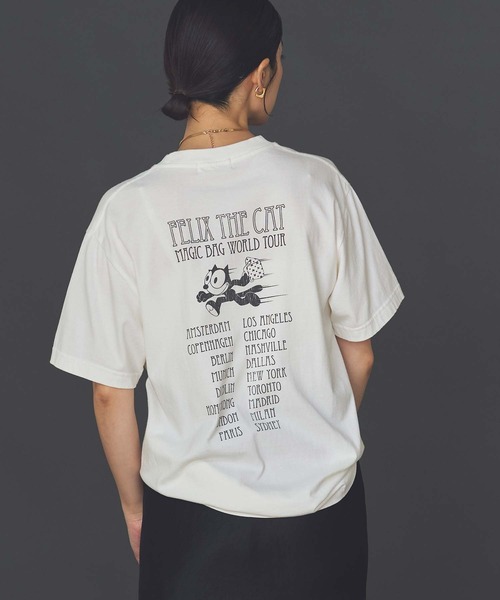 Gready Brilliant(グレディブリリアン)の「BAL_FELIXロゴT(Tシャツ/カットソー・レディース・チャコールグレー/オフホワイト・FREE)」の10枚目の写真