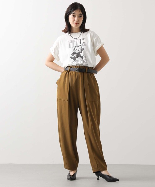 Gready Brilliant(グレディブリリアン)の「BAL_FELIXロゴT(Tシャツ/カットソー・レディース・チャコールグレー/オフホワイト・FREE)」の14枚目の写真