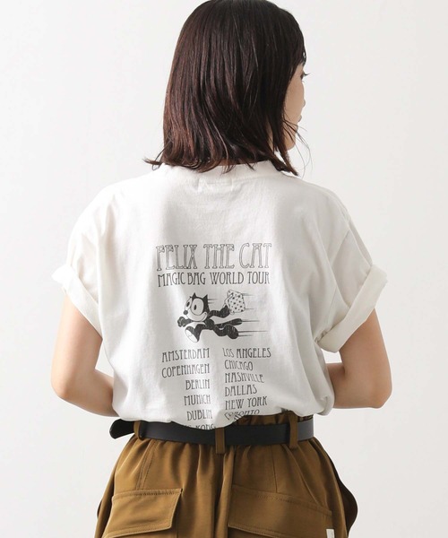Gready Brilliant(グレディブリリアン)の「BAL_FELIXロゴT(Tシャツ/カットソー・レディース・チャコールグレー/オフホワイト・FREE)」の20枚目の写真