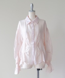 DOLLUPOOPS（ドールアップウップス）の「Gather Design Sheer Blouse(ギャザーデザインシアーブラウス)（シャツ/ブラウス）」