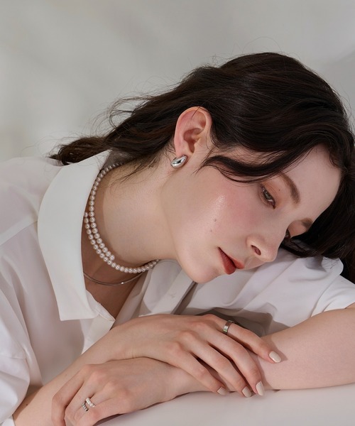 Phoebe(フィービィー)の「【金属アレルギー対応】バブルフィットリング(リング・レディース・シルバー/イエローゴールド・FREE)」の17枚目の写真