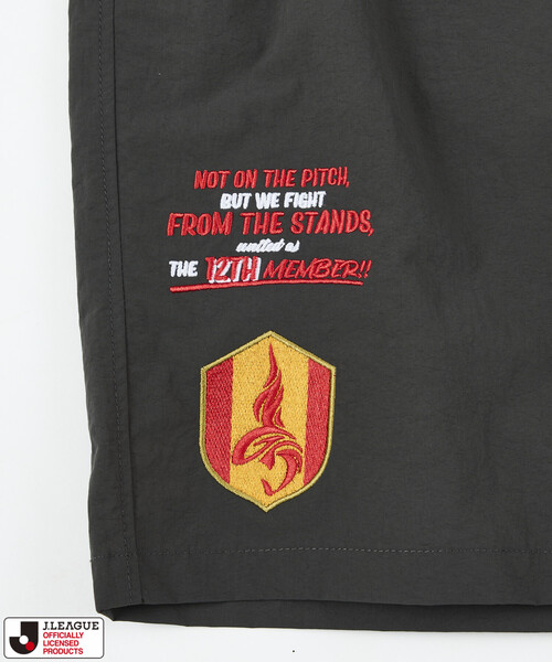 FREAK'S STORE(フリークスストア)の「J.LEAGUE×FREAK'S STORE 別注 SUPPORTERS NYLON SHORTS 【名古屋グランパス】(その他パンツ・メンズ・チャコールグレー/ブラック・LARGE/MEDIUM/SMALL)」の7枚目の写真