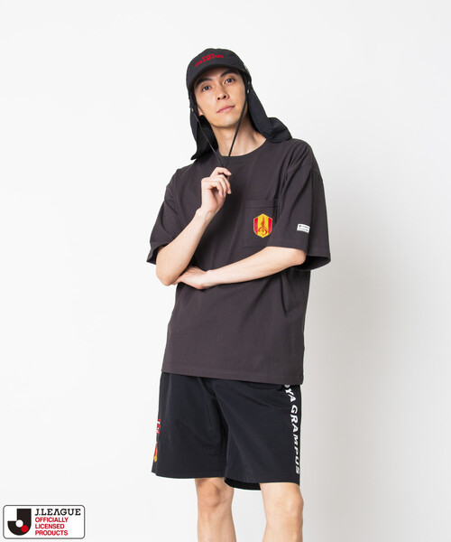 FREAK'S STORE(フリークスストア)の「J.LEAGUE×FREAK'S STORE 別注 SUPPORTERS NYLON SHORTS 【名古屋グランパス】(その他パンツ・メンズ・チャコールグレー/ブラック・LARGE/MEDIUM/SMALL)」の15枚目の写真