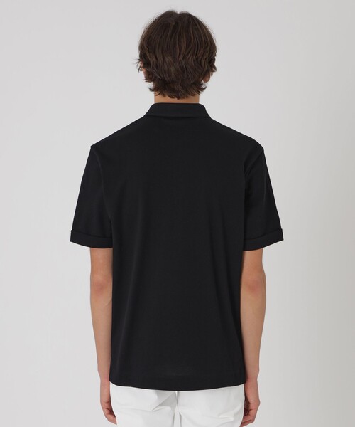 BLACK LABEL CRESTBRIDGE（ブラックレーベル・クレストブリッジ）の「パネルギガバイアスチェックポロシャツ（ポロシャツ・メンズ・グリーン系その他/ベージュ系その他/オフホワイト/ネイビー/ブラック・XL/L/M）」の12枚目の写真
