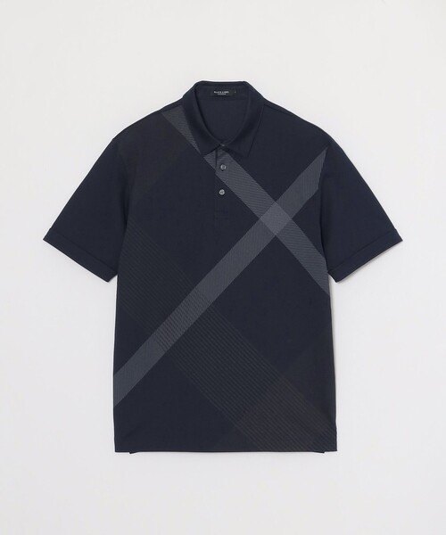 BLACK LABEL CRESTBRIDGE（ブラックレーベル・クレストブリッジ）の「パネルギガバイアスチェックポロシャツ（ポロシャツ・メンズ・グリーン系その他/ベージュ系その他/オフホワイト/ネイビー/ブラック・XL/L/M）」の17枚目の写真