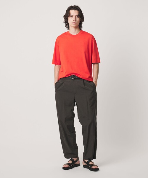 BEAUTY&YOUTH UNITED ARROWS（ビューティーアンドユースユナイテッドアローズ）の「ギザ ガーメントダイ クロップド Tシャツ（Tシャツ/カットソー・メンズ・クリーム/レッド/ダークグレー・XL/M/L/S）」の5枚目の写真
