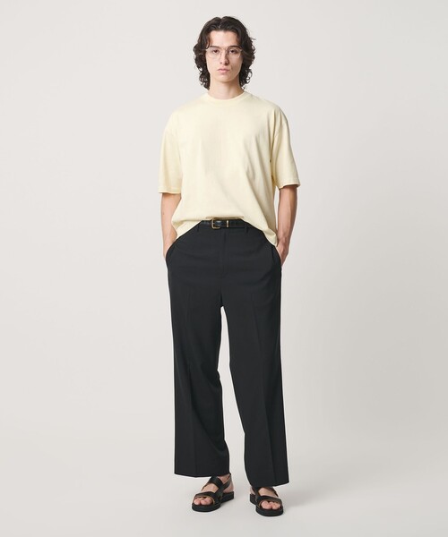 BEAUTY&YOUTH UNITED ARROWS（ビューティーアンドユースユナイテッドアローズ）の「ギザ ガーメントダイ クロップド Tシャツ（Tシャツ/カットソー・メンズ・クリーム/レッド/ダークグレー・XL/M/L/S）」の6枚目の写真
