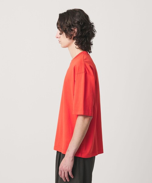 BEAUTY&YOUTH UNITED ARROWS（ビューティーアンドユースユナイテッドアローズ）の「ギザ ガーメントダイ クロップド Tシャツ（Tシャツ/カットソー・メンズ・クリーム/レッド/ダークグレー・XL/M/L/S）」の8枚目の写真
