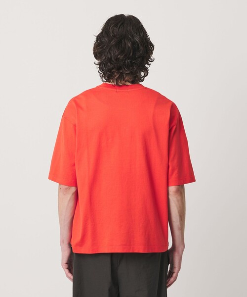 BEAUTY&YOUTH UNITED ARROWS（ビューティーアンドユースユナイテッドアローズ）の「ギザ ガーメントダイ クロップド Tシャツ（Tシャツ/カットソー・メンズ・クリーム/レッド/ダークグレー・XL/M/L/S）」の9枚目の写真