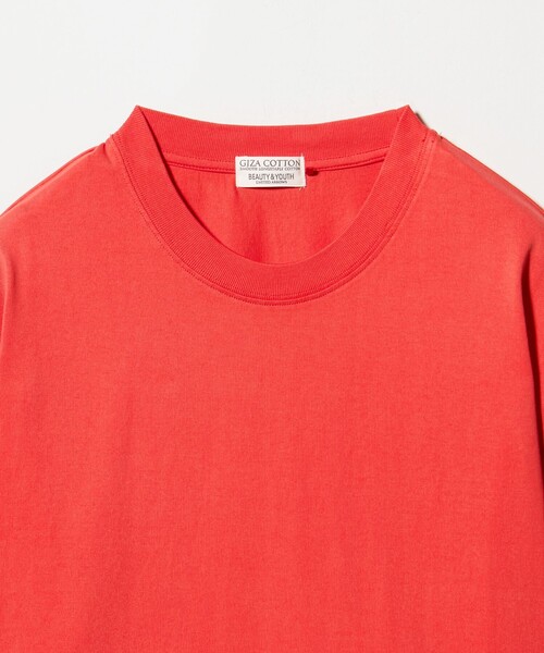 BEAUTY&YOUTH UNITED ARROWS（ビューティーアンドユースユナイテッドアローズ）の「ギザ ガーメントダイ クロップド Tシャツ（Tシャツ/カットソー・メンズ・クリーム/レッド/ダークグレー・XL/M/L/S）」の15枚目の写真