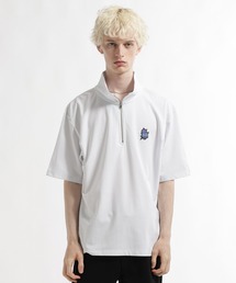 接触冷感】フラワーアートバックプリントカット(HARE)（Tシャツ