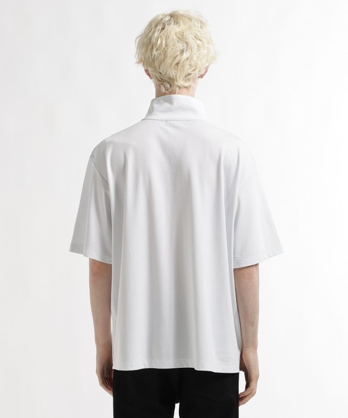 HARE（ハレ）の「【接触冷感】フラワーHAREパッチハーフジップカット(HARE)（Tシャツ/カットソー・メンズ・ホワイト/ブルー/ブラック・FREE）」の22枚目の写真