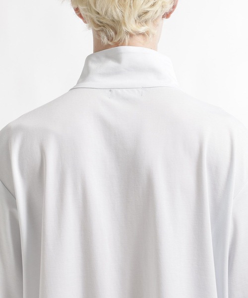 HARE（ハレ）の「【接触冷感】フラワーHAREパッチハーフジップカット(HARE)（Tシャツ/カットソー・メンズ・ホワイト/ブルー/ブラック・FREE）」の18枚目の写真