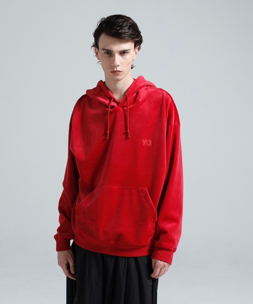 Y-3(ワイスリー)の「Y-3 VELVET CORDUROY HOODIE(パーカー・メンズ・レッド系・MEDIUM/SMALL/X-SMALL/LARGE/X-LARGE/XX-SMALL)」の3枚目の写真