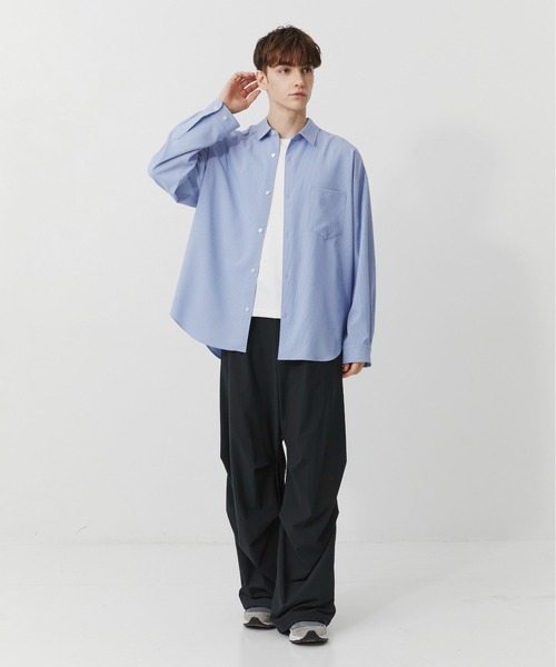 PUBLIC TOKYO(パブリックトウキョウ)の「Air tool スノーパンツ ウォッシャブル/夏服/ストレッチ/伸縮性/通気性/防シワ性/UVカット/セットアップ/夏服(カーゴパンツ・メンズ・ダークグレー/ブラック/ダークグリーン・1/2)」の6枚目の写真