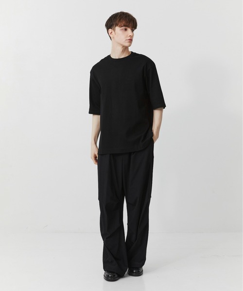 PUBLIC TOKYO(パブリックトウキョウ)の「Air tool スノーパンツ ウォッシャブル/夏服/ストレッチ/伸縮性/通気性/防シワ性/UVカット/セットアップ/夏服(カーゴパンツ・メンズ・ダークグレー/ブラック/ダークグリーン・1/2)」の5枚目の写真