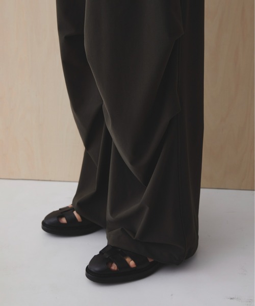 PUBLIC TOKYO(パブリックトウキョウ)の「Air tool スノーパンツ ウォッシャブル/夏服/ストレッチ/伸縮性/通気性/防シワ性/UVカット/セットアップ/夏服(カーゴパンツ・メンズ・ダークグレー/ブラック/ダークグリーン・1/2)」の7枚目の写真
