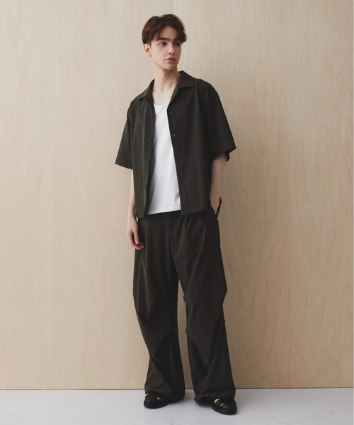 PUBLIC TOKYO(パブリックトウキョウ)の「Air tool スノーパンツ ウォッシャブル/夏服/ストレッチ/伸縮性/通気性/防シワ性/UVカット/セットアップ/夏服(カーゴパンツ・メンズ・ダークグレー/ブラック/ダークグリーン・1/2)」の20枚目の写真