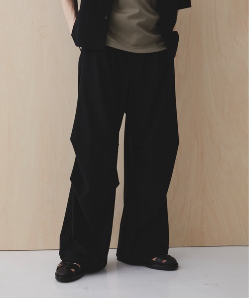 PUBLIC TOKYO(パブリックトウキョウ)の「Air tool スノーパンツ ウォッシャブル/夏服/ストレッチ/伸縮性/通気性/防シワ性/UVカット/セットアップ/夏服(カーゴパンツ・メンズ・ダークグレー/ブラック/ダークグリーン・1/2)」の10枚目の写真