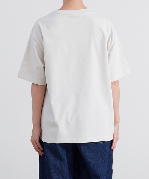 salle de bal(サルデバル)の「【 ALDAYS / オルデイズ 】 6.5oz Box Silhouette Tee " DC&L 26SS " AL-SS033 DLI(Tシャツ/カットソー・レディース・グレイッシュベージュ/ホワイト・FREE)」の3枚目の写真