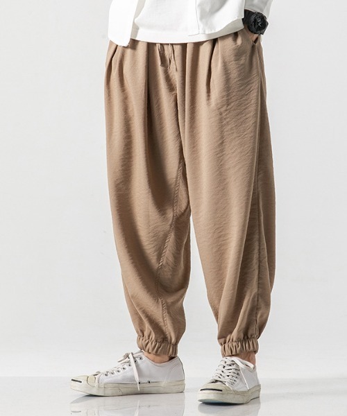 boemy(ボエミー)の「ワイドバルーン テーパードパンツ(その他パンツ・レディース・ダークグレー/ブラック/ベージュ/ライトグレー・M/L/XL)」の4枚目の写真