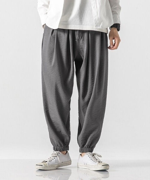boemy(ボエミー)の「ワイドバルーン テーパードパンツ(その他パンツ・レディース・ダークグレー/ブラック/ベージュ/ライトグレー・M/L/XL)」の14枚目の写真