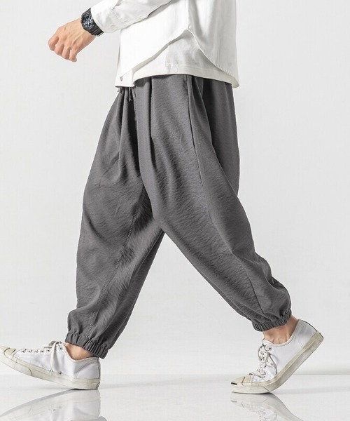 boemy(ボエミー)の「ワイドバルーン テーパードパンツ(その他パンツ・レディース・ダークグレー/ブラック/ベージュ/ライトグレー・M/L/XL)」の15枚目の写真