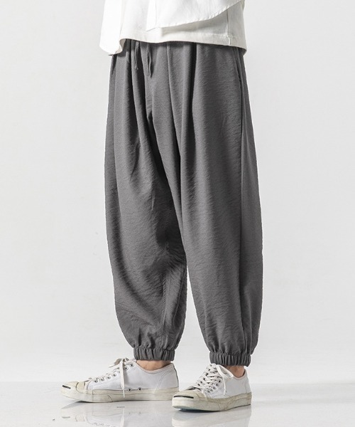 boemy(ボエミー)の「ワイドバルーン テーパードパンツ(その他パンツ・レディース・ダークグレー/ブラック/ベージュ/ライトグレー・M/L/XL)」の16枚目の写真