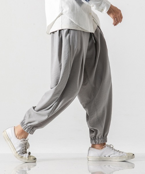 boemy(ボエミー)の「ワイドバルーン テーパードパンツ(その他パンツ・レディース・ダークグレー/ブラック/ベージュ/ライトグレー・M/L/XL)」の12枚目の写真