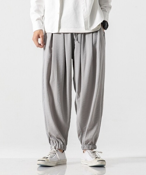 boemy(ボエミー)の「ワイドバルーン テーパードパンツ(その他パンツ・レディース・ダークグレー/ブラック/ベージュ/ライトグレー・M/L/XL)」の6枚目の写真