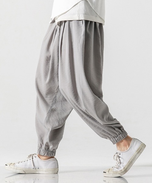 boemy(ボエミー)の「ワイドバルーン テーパードパンツ(その他パンツ・レディース・ダークグレー/ブラック/ベージュ/ライトグレー・M/L/XL)」の7枚目の写真