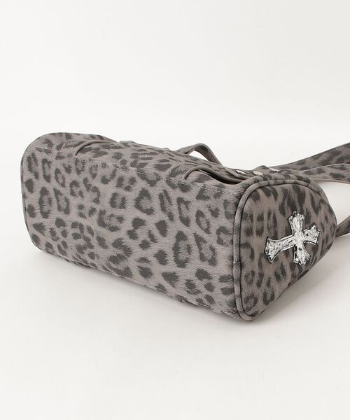 mindseeker girls(マインドシーカーガールズ)の「Rhinestone Mini Boston Bag / ラインストーン付きミニボストンバッグ(ショルダーバッグ・レディース・レオパード/ブラック・FREE)」の14枚目の写真