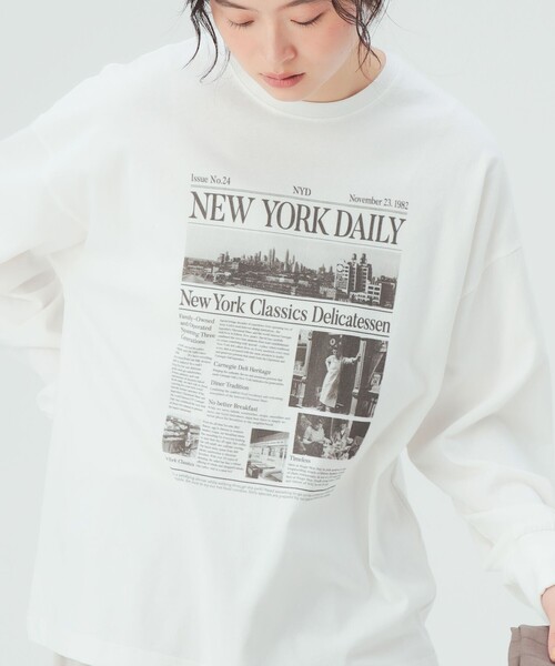 BEAMS HEART（ビームスハート）の「アソート グラフィック ロングTシャツ（Tシャツ/カットソー・レディース・その他1/その他/その他2・FREE）」の3枚目の写真