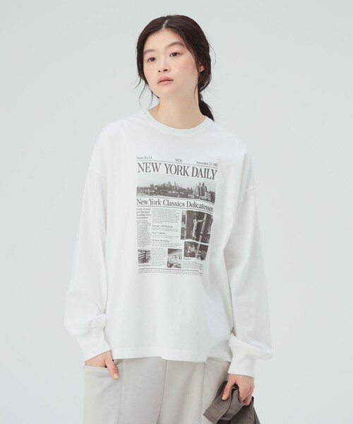 BEAMS HEART（ビームスハート）の「アソート グラフィック ロングTシャツ（Tシャツ/カットソー・レディース・その他1/その他/その他2・FREE）」の4枚目の写真